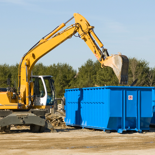 can i choose the location where the residential dumpster will be placed in Eagle MI